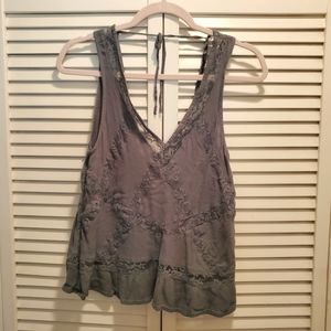 AE Khaki Green Tank Top , Size S